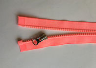Personality Teeth Replacement Coat Zippers , Open End Invisible Zipper With Plastic Teeth For Dress